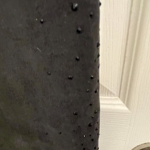 Talbots Black Side Seam Studded High Waist Relaxed Jeans size 10 P - Picture 7 of 8